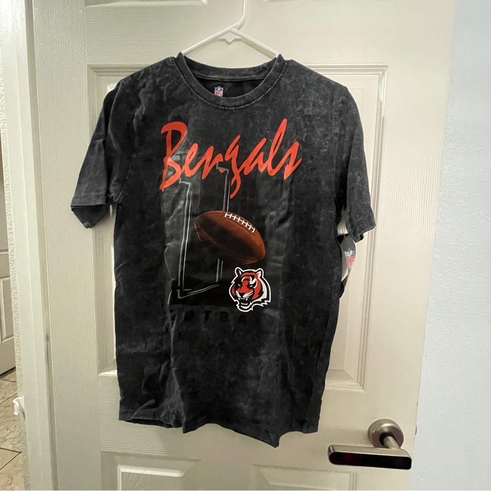 NFL Black Short Sleeve Bengals Tee